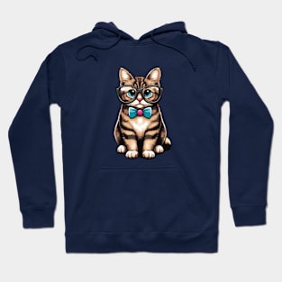 Nerdy Retro Cat Hoodie